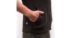 Vesta Fresh Trash MEN'S FLEECE VEST BLACK 