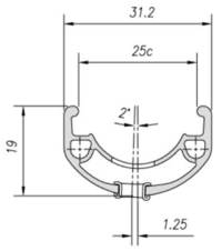 Ráfek MACH1 29 Maxx Disc 32d černý