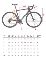 Silniční kolo Wilier GARDA Disc+SH105 +RS171 black red
