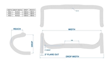 Řidítka RITCHEY SUPERLOGIC Evo Curve Internal Routing UD Matte