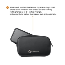 Peněženka CICLOVATION Premium Cycling Wallet Neo Sachet Matte Black