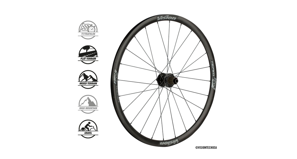 Zapletená kola VISION TEAM30 AGX i23 DB-CL CH-TL XDR