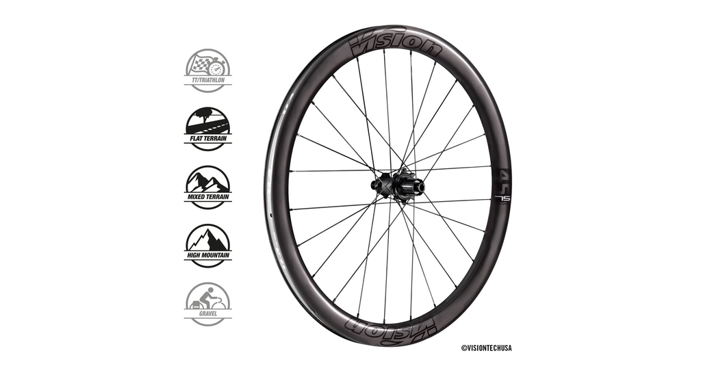 Zapletená kola VISION METRON45 SL DB-CL CH-TL SH11