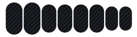 Ochrana rámu LIZARD SKINS Patch Kit Carbon Leather