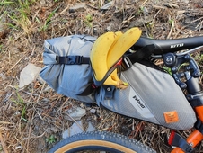 Podsedlová brašna WOHO X-TOURING DRY BAG Honeycomb Iron šedá M
