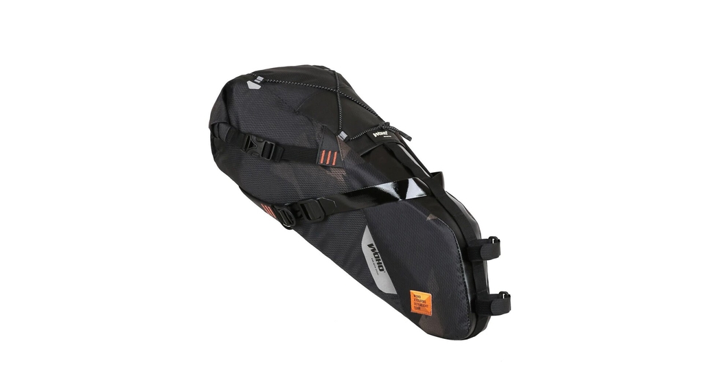 Podsedlová brašna WOHO X-TOURING DRY BAG Diamond CyberCam černá M