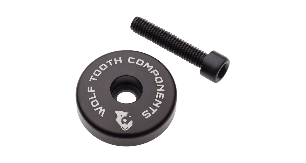 Víčko hlavového složení WOLF TOOTH krytka ULTRALIGHT STEM CAP + 5mm spacer