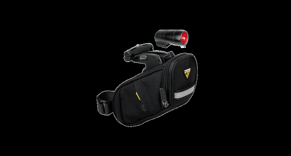 Brašna + světlo TOPEAK AERO WEDGE PACK DF COMBO SPORT