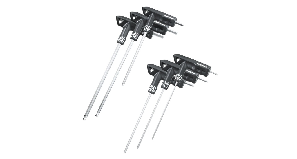 Torx sada TOPEAK T-HANDLE DUOHEX WRENCH SET 6
