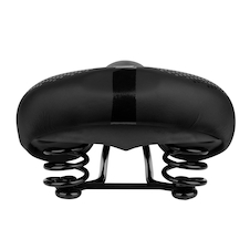 Sedlo FORCE SOFT UNI s pružinou, černé