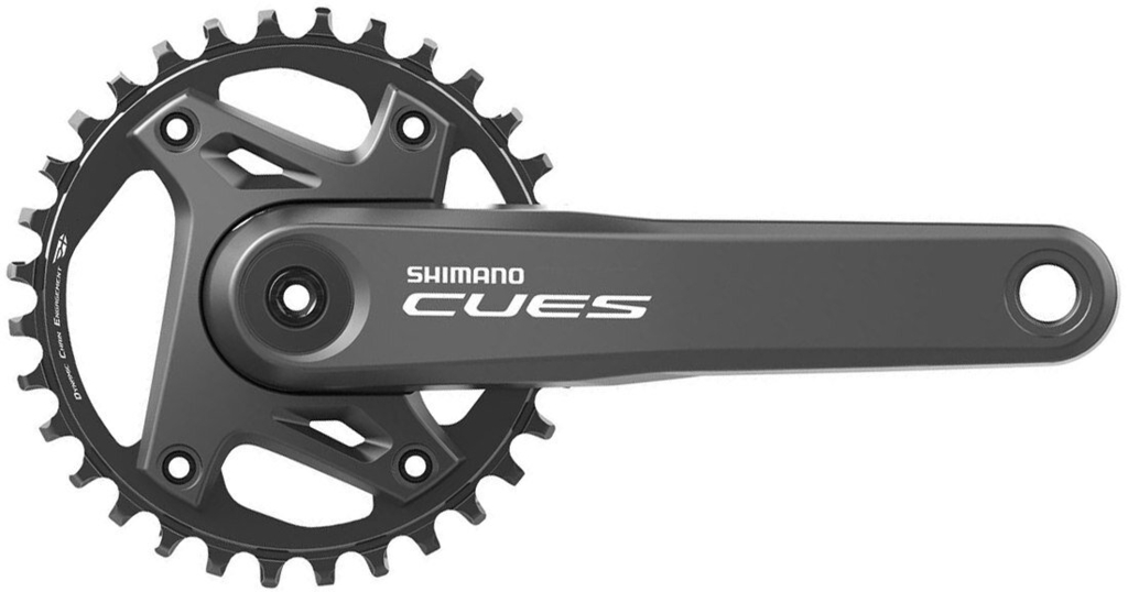 Kliky 1 SHIMANO Cues FC-U6000-1, 175mm, 30z, černé, 11,10,9sp