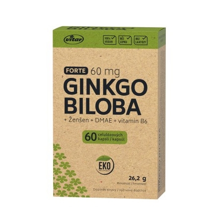 VITAR EKO Ginkgo biloba forte, 60 tablet