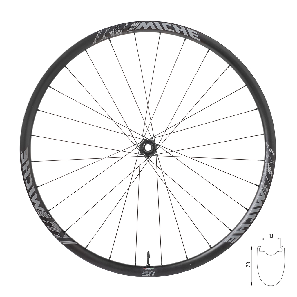 Zapletená kola MTB Miche K4 AWR DISC plášťové
