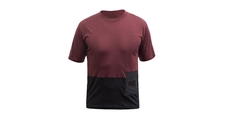 Dres Fresh Trash MEN'S LITE MERINO POCKET JERSEY MERLOT RED/BLACK 
