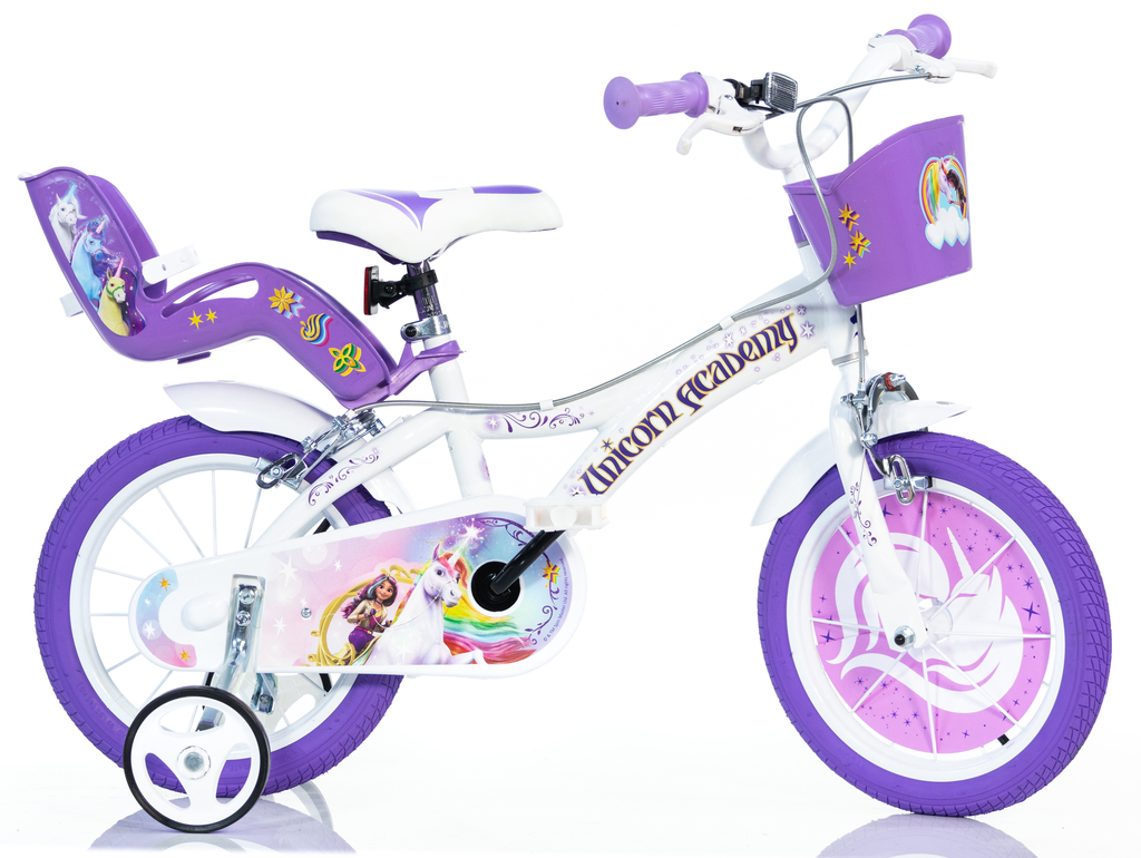Dětské kolo 14 Dino Bikes Unicorn Academy 2025