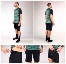 Kraťasy FORCE MOUNT MTB bez vložky, černé