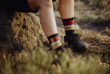 Ponožky FORCE STRIPE dlouhé, černé