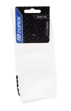 Ponožky FORCE LONGER SLIM, bílé 