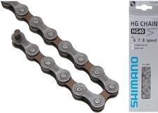 Řetěz Shimano CN-HG40 6/7/8r. 114čl. se spojkou UG51