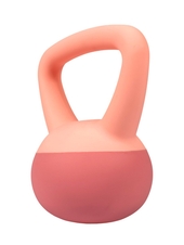 Soft PVC Kettlebell 1 kg, růžový