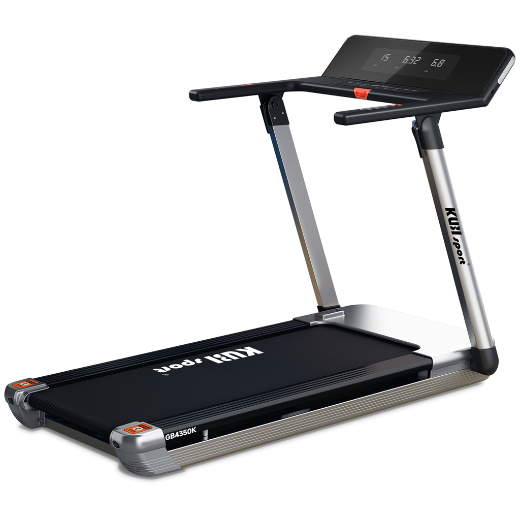 Plochý běžecký pás plně smontovaný do provozu s elektrickým náklonem GB4350K