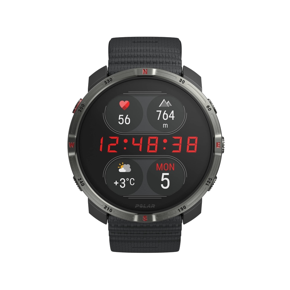 Hodinky Polar Grit X2 Night Black