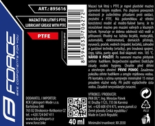 Mazivo-tuba FORCE mazací tuk litný s PTFE, 40ml