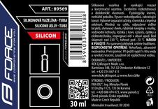 Mazivo-tuba FORCE silikonová vazelína, 30ml