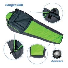 Péřový spací pytel Pongee 800 - 210cm, kachní peří