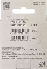 Brzdové destičky Shimano K05Ti RX silnič. BRR9170,805