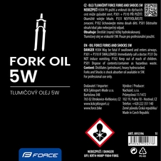 Olej-tlumičová kapalina Force Fork Fluid 5W, 1l