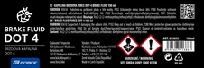 Olej-brzd. kapalina Force DOT-4 Brake Fluid 100ml