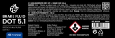 Olej-brzd. kapalina Force DOT-5.1 Brake Fluid 100ml