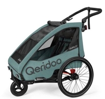 Vozík QERIDOO Qupa 2 PLUS - Mineral Blue