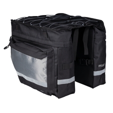 Brašna na nosič FORCE NOEM, černá 2x10l