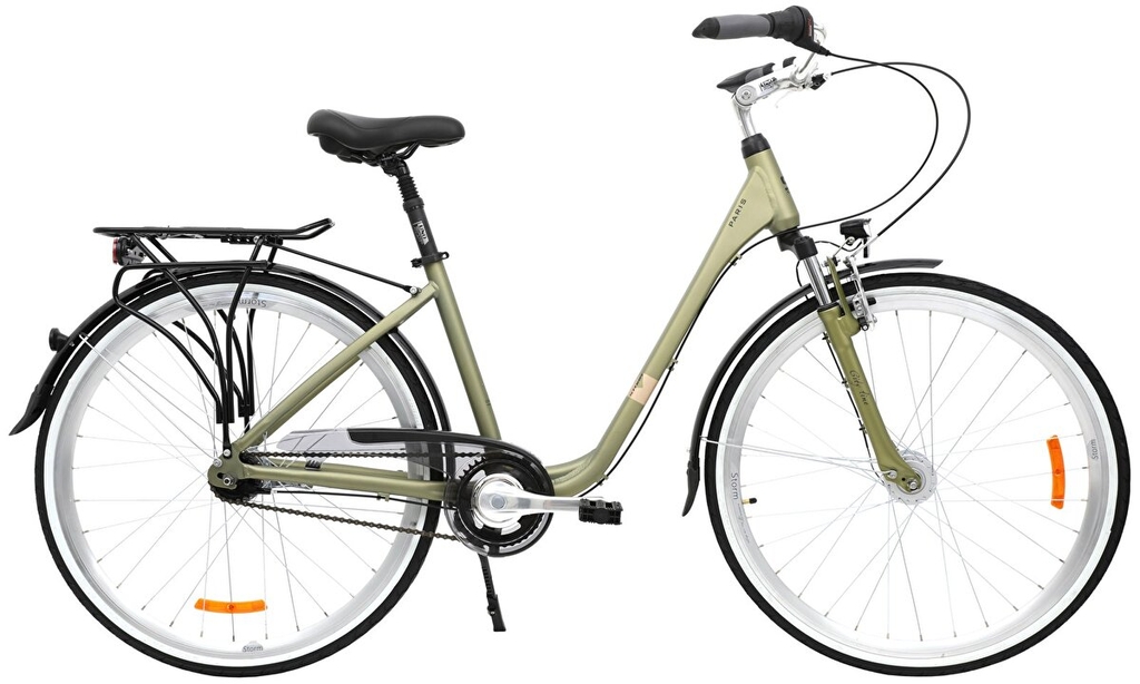 Městské kolo STORM 28 Paris 7sp. 17 olivové