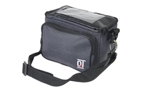 Brašna na řidítka QT s mapníkem šedá Qfix