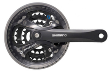 Kliky 3 SHIMANO Acera FC-M361 175 mm, 48-38-28z, černé, s krytem, čtyřhran