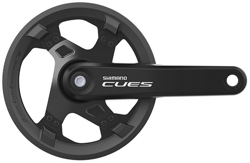 Kliky 1 SHIMANO Cues FC-U4000-1, 175mm, 40z, černé, 11,10,9sp, čtyřhran