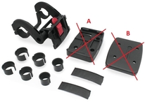 Držák ke koši Animal s klecí Qfix E95 kompozitový