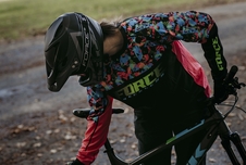 Dres Force RECKLESS dl. rukáv, černo-růžovo-fluo