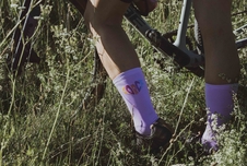 Ponožky FORCE IN HEART dlouhé, fialové