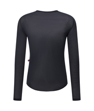 Funkční triko s dlouhým rukávem SANTINI Dry Black