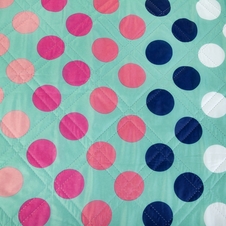 Pikniková deka kulatá Spokey PICNIC DOTS, průměr 140cm
