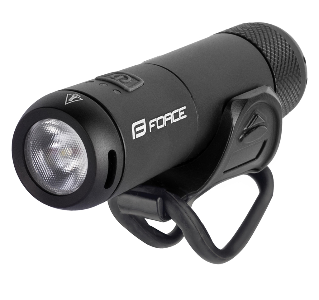 Světlo přední FORCE PEN 2.0 700LM USB, černé