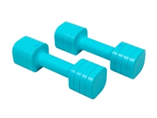 Nastavitelná činka LADY 2-5 lb – set 2 ks v balení celkem 4,66kg