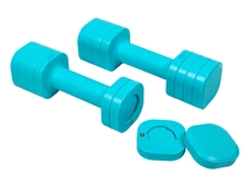 Nastavitelná činka LADY 2-5 lb – set 2 ks v balení celkem 4,66kg