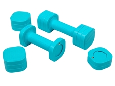 Nastavitelná činka LADY 2-5 lb – set 2 ks v balení celkem 4,66kg