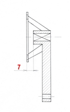 Kliky 3 Shimano Acera FCT3010 44-32-22/175 9sp. bez krytu
