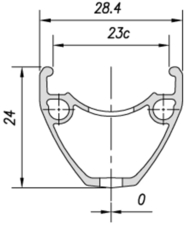 Ráfek MACH1 29 Pulse 23 32děr/černý